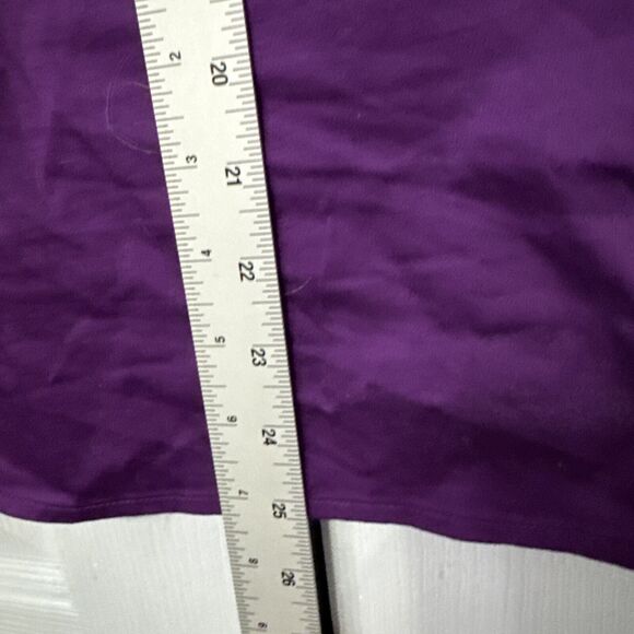 NWT Q Lane Bryant V-Neck Fitted Long Sleeve Button Up Shirt Women's 16 Stretch - Picture 5 of 5